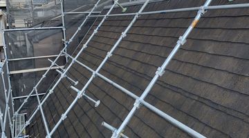 簡易的屋根足場