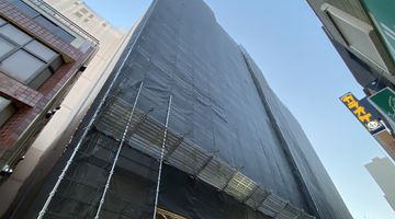 千葉県市川市　商業ビル大規模修繕足場工事